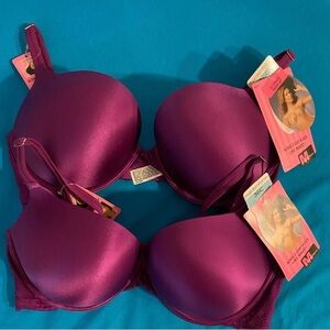NWT Maidenform Ultimate push-up Bra Bundle 36C